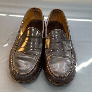 Vintage GH Bass Men's Weejun Penny Loafers Size 13D Brown Leather Slip On